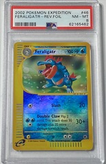 Feraligatr - 46/165 - Rare - Reverse Holo - PSA 8